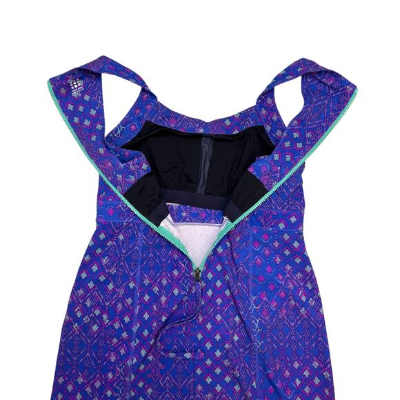 Title Nine Arabella Nimblene Athletic Dress Blue Purple Sleeveless Mini 6 Small - Picture 4 of 5